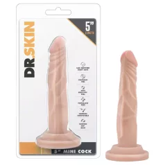   Dr. Skin 5 - realistische dildo met zuignap (huidkleur, 14,5 cm)