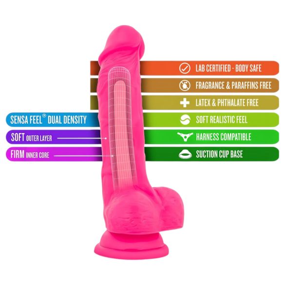 Blush Neo - dildo met zuignap - 19 cm - roze