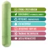 Gaia Eco M - vibrator - milieuvriendelijk - groen - medium