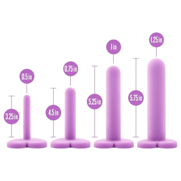 Blush Wellness - vaginadilatator set - siliconen - paars
