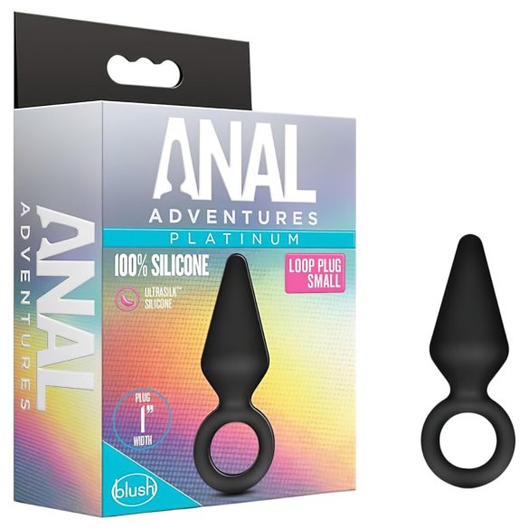 Anal Adventures Platinum - buttplug - klein - zwart