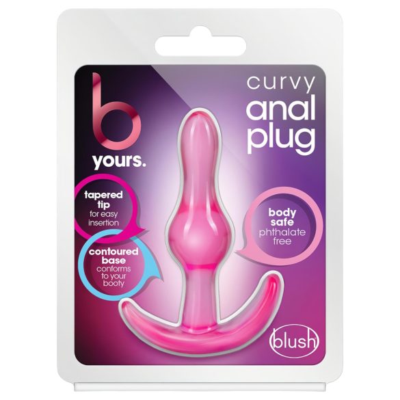 B Yours - anaal plug - siliconen - roze