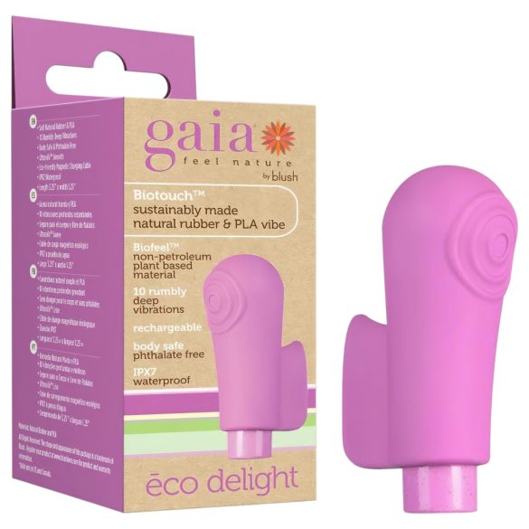 Blush Gaia - stimulerende vingervibrator (paars)