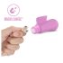 Blush Gaia - stimulerende vingervibrator (paars)