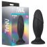 Anal Adventures Platinum Rocket - grote buttplug - zwart