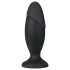 Anal Adventures Platinum Rocket - grote buttplug - zwart