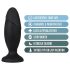 Anal Adventures Platinum Rocket - grote buttplug - zwart