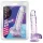 Blush Naturally Yours - kristallen dildo (paars)