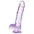 Blush Naturally Yours - kristallen dildo (paars)