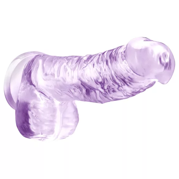 Blush Naturally Yours - kristallen dildo (paars)