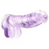 Blush Naturally Yours - kristallen dildo (paars)