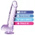 Blush Naturally Yours - kristallen dildo (paars)