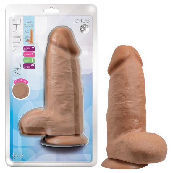 Blush Chub – Realistische dildo met zuignap, 18 cm (natuurlijk)