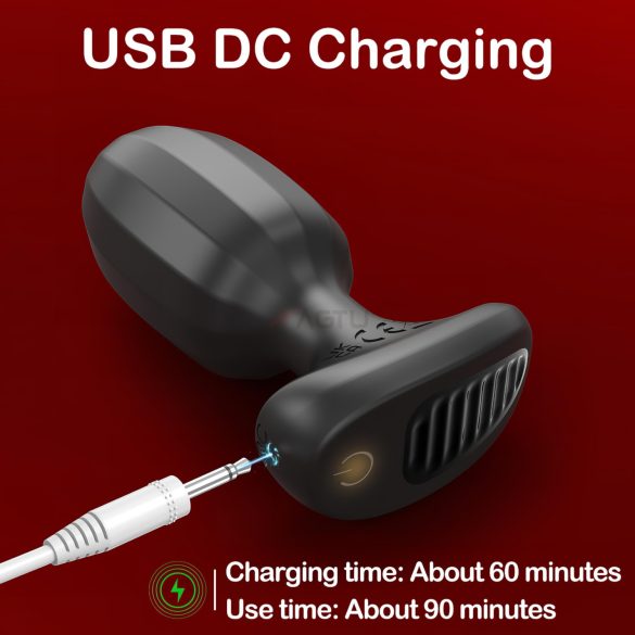 AlvUp - slimme anaal vibrator - zwart