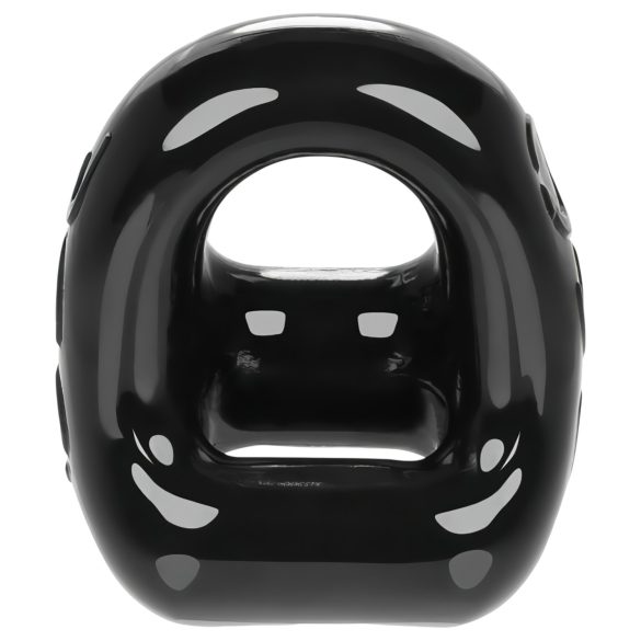 OXBALLS - penis- en balzakring - rekbaar siliconen - zwart