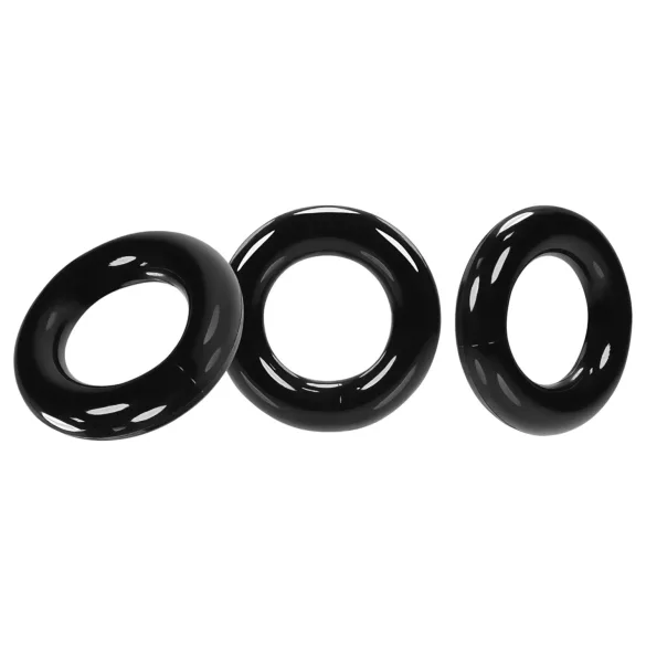 OXBALLS - penisring set - trio - zwart