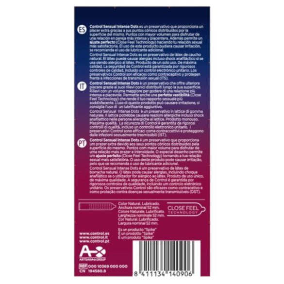 Control - condooms met studs - 12 stuks