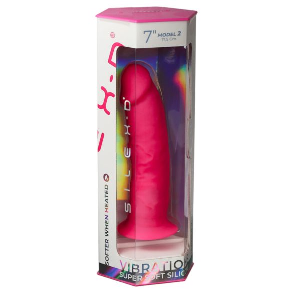 Silexd - vibrator met zuignap - afstandsbediening - siliconen - roze