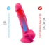Silexd - vibrerende dildo met zuignap en ballen - afstandsbediening - roze