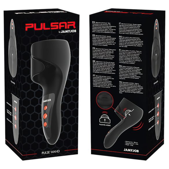 JamyJob - pulserende eikelvibrator (zwart)