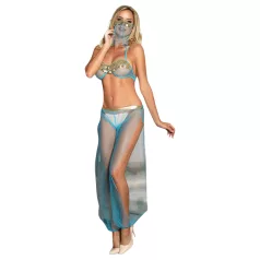 Subblime - doorzichtig kostuum in Indiase stijl - (blauw)