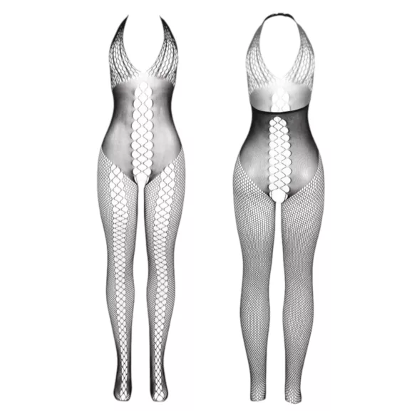 Subblime 951832 - opengewerkte bodystocking - necc - zwart - S-L