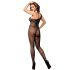 Subblime 952037 - net catsuit met strass steentjes - zwart - S-L