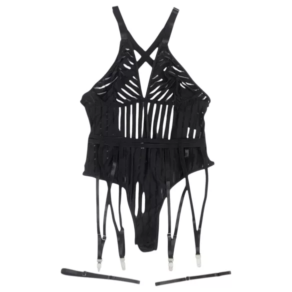 Subblime - body set - gestreept - zwart