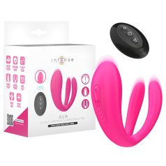   Intense Julia - G-spot en clitorisstimulator vibrator - siliconen - roze