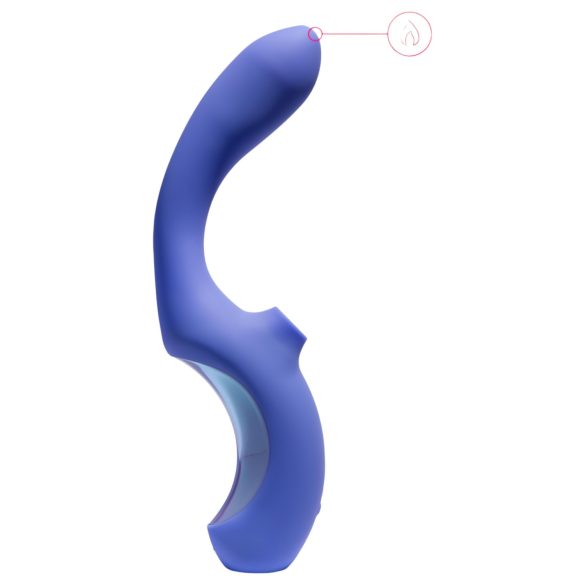 Platanomelón Momba - luchtdruk vibrator voor clitoris en G-spot - blauw