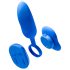Platanomelón Mobi - draadloze vibrator set - oplaadbaar - 2-delig - blauw