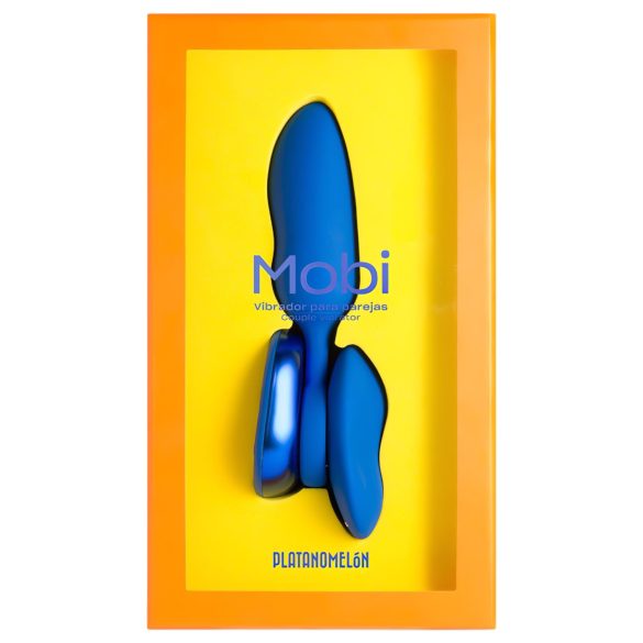 Platanomelón Mobi - draadloze vibrator set - oplaadbaar - 2-delig - blauw