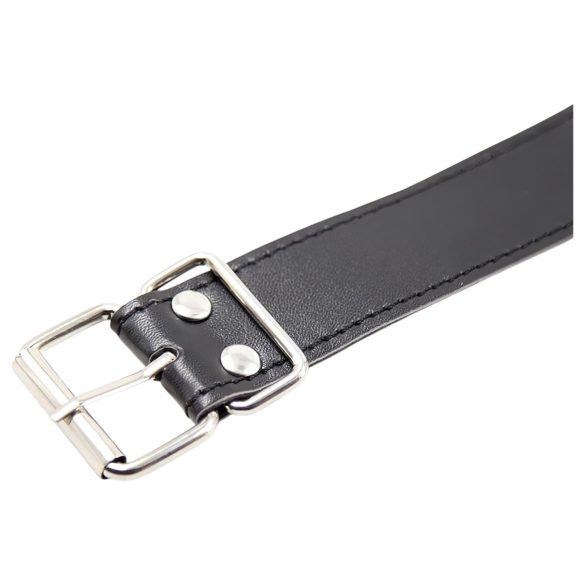 Latetobed - mondknevel met opening - zwart