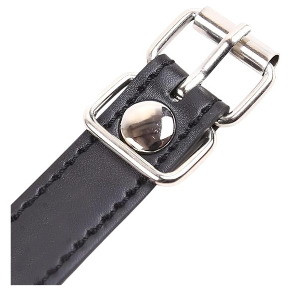 Latetobed - mondvormige siliconen gag - zwart