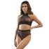 Adalet Marga - lingerie set - netstof - zwart