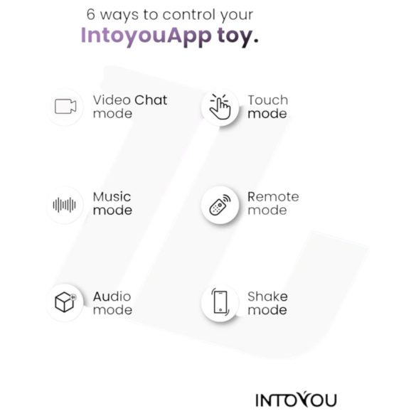 INTOYOU - slimme, vibrerende penis- en teelbalring (blauw)