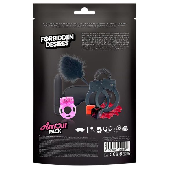 Amour Pack Forbidden Desires - startersset vibrator - 7-delig
