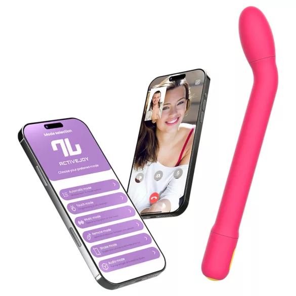 Adalet Gently - g-spot en prostaat vibrator - smart - siliconen - roze