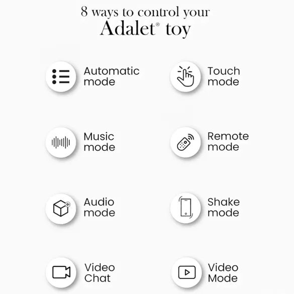 Adalet Gently - g-spot en prostaat vibrator - smart - siliconen - roze