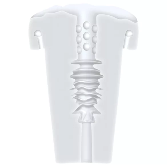 Zero Tolerance - vibrerende en zuigende masturbator - oplaadbaar - transparant