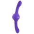 Evolved - dubbele vibrator met trilfunctie - oplaadbaar - paars