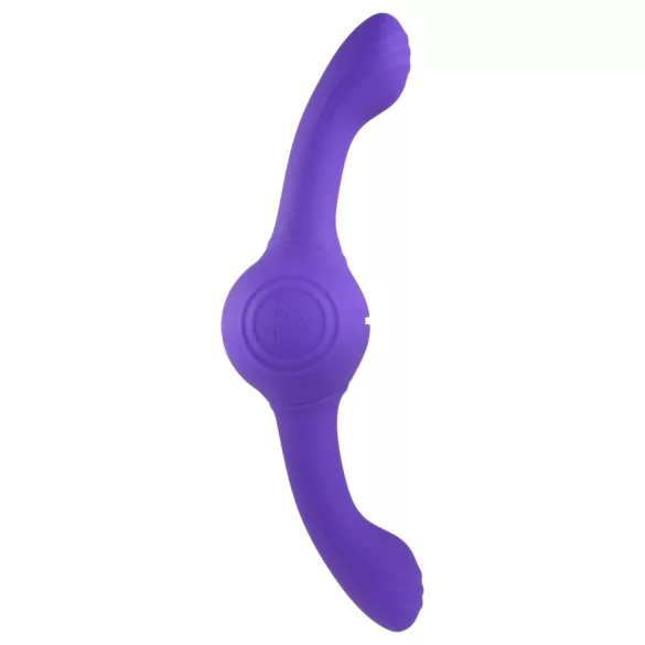 Evolved - dubbele vibrator met trilfunctie - oplaadbaar - paars
