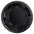 Evolved Black Gem - metalen anaalplugset met zwarte steen (zilver)