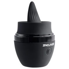Evolved - Vibrator met tongbeweging - Oplaadbaar - Zwart