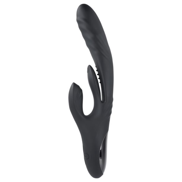 Playboy Rapid Rabbit - rabbit vibrator - oplaadbaar - zwart