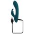 Playboy Konijn - oplaadbare, waterdichte vibratie (turquoise)