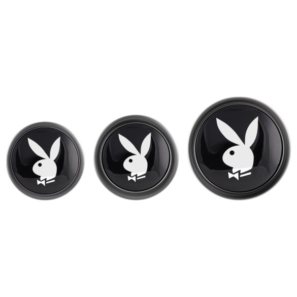 Playboy - anale plug set - 3-delig - zilver