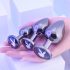Playboy anaal plug set - 3-delig (zilver)