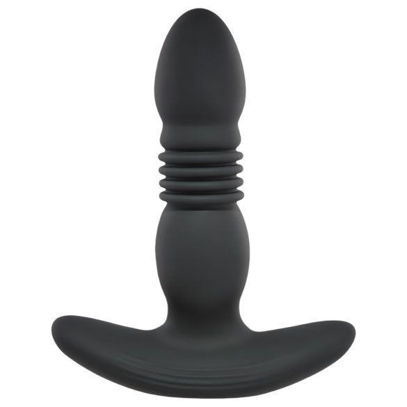 Playboy - oplaadbare stotende anaal vibrator - zwart