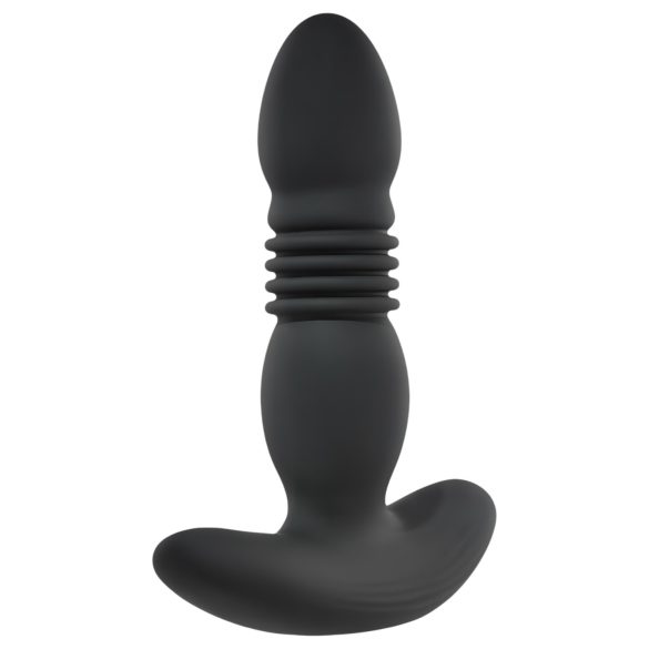 Playboy - oplaadbare stotende anaal vibrator - zwart